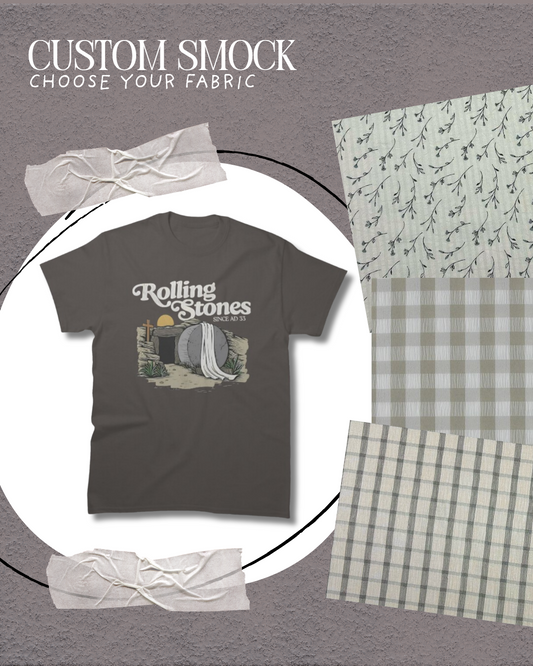 Rolling Stones Away - Custom Smock