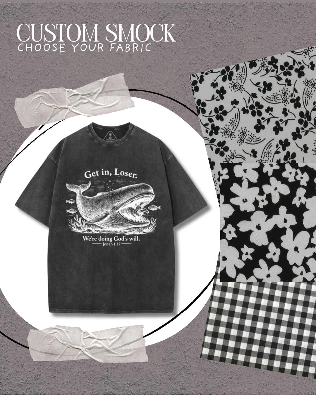 Jonah and the Whale - Custom Smock