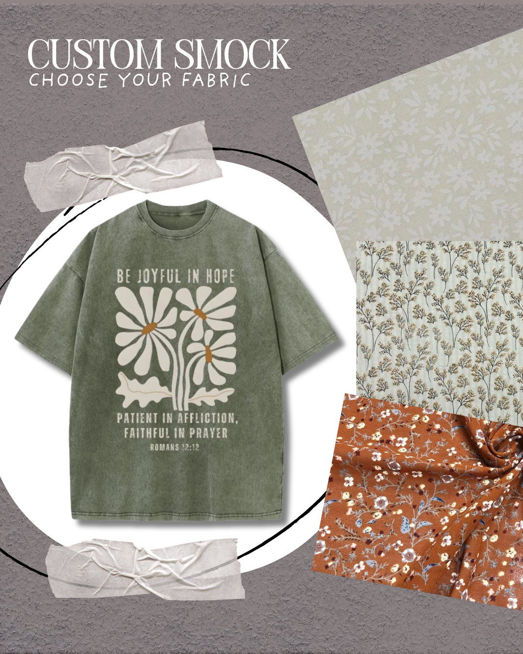 Be Joyful in Hope - Custom Smock