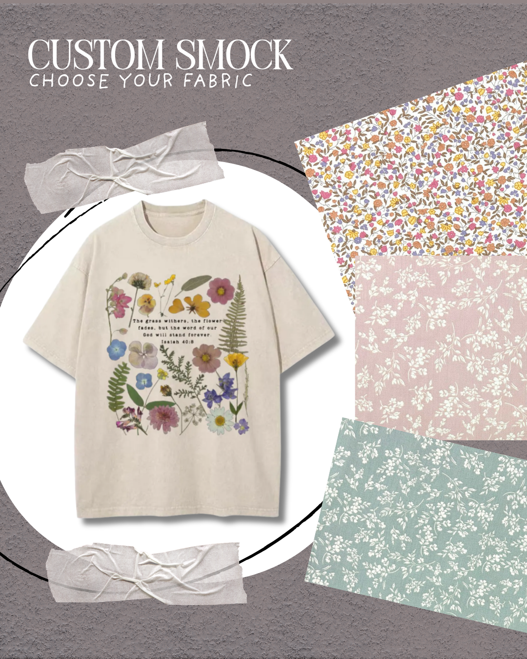 The Grass Withers - Custom Smock