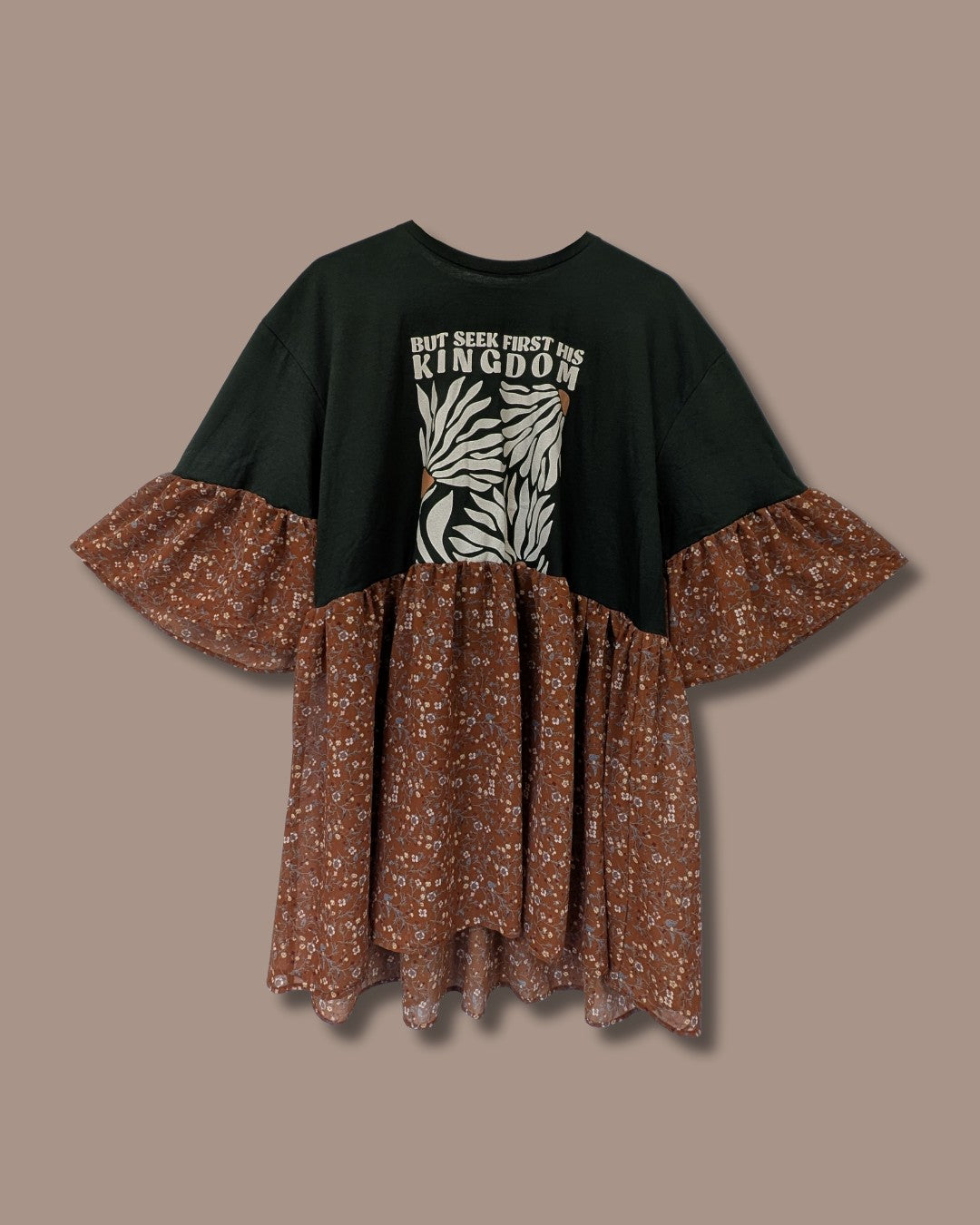 But Seek First His Kingdom - Ditsy Floral Smock Dress (S)